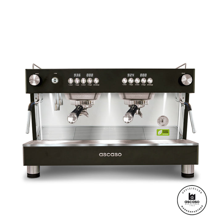 Ascaso Barista T one 2 Brühgruppen professional Multiboiler Siebträger mit Festwasseranschluss inklusive Garantie