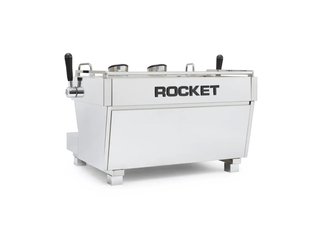 Rocket RE Doppia Shottimer 2-Gruppige Dualboiler Siebträgermaschine professional inklusive Garantie