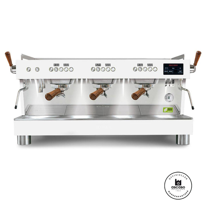 Ascaso Barista T Plus 3 Brühgruppen professional Multiboiler Siebträger mit Festwasseranschluss inklusive Garantie